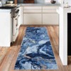 Washable Area Rug, Modern Abstract Living Room Rug with Non-Slip Backing & Short Pile, Bedroom and Dinning Room, - 3 of 4
