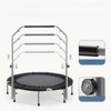 VisioGear Trampoline for Kid, Trampoline with Adjustable Bar, Foldable Mini Trampoline for Adults, Black, 48"*48"*49.2" - 3 of 4