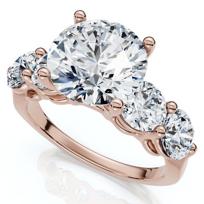 Pompeii3 Certified 3 1/2Ct Diamond Engagement Ring 14k Gold or Platinum Lab Created