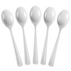 Exquisite Solid Color Plastic Utensil Cutlery Set Forks Spoons Knives- 150 Pack - image 4 of 4