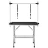 Gulches 42-Inch Foldable Pet Grooming Table for Pet Large Dogs and Cats with Adjustable Arm and Clamp - Black - 4 of 4