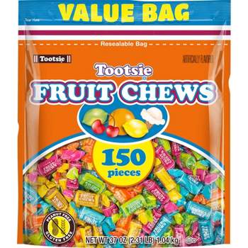 Tootsie Fruit Chews Candy Standup Bag – 37oz