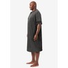 KingSize Short-Sleeve Jersey Henley Nightshirt - 4 of 4
