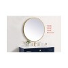Elegant Lighting Pier 36 inch LED Mirror with Adjustable Color Temperature 3000K/4200K/6400K in Brass - 3 of 4