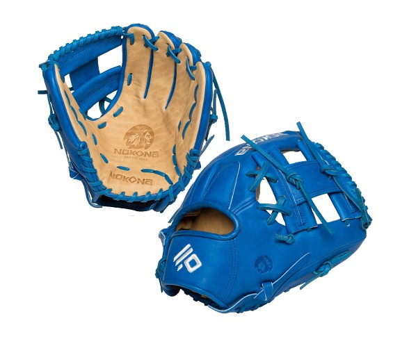 Nokona SKN Series 11.5" SKN-6-RY Baseball Glove - Royal Lacing - Right Hand Thrower