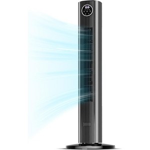 ZAFRO Tower Fan for Bedroom, Standing Bladeless Fan that Blows Cold Air for Home, 85¡ã Oscillating Quiet Cooling Floor Fans with Remote - 1 of 4