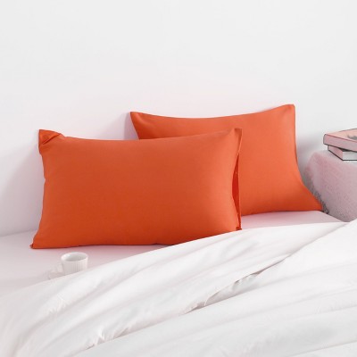 2 Pack Brushed Microfiber Pillowcases, Super Soft Pillowcases with Envelope Closure - NTBAY