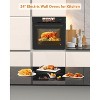 24" Built-In Single Wall Oven - 2.5 Cu.Ft Stainless Steel Electric Oven with Convection, 8 Cooking Functions & 3000W Power for Home Baking - 2 of 4