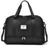 Luupatchy Three-dimensional Diamond Patterned Travel Bag, Dry Wet Separation , for Travel, Fitness Yoga, Weekend Tote Overnight Bag - 2 of 4