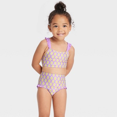 Two Pieces Baby Swimsuit Set Swimwear for Kid Girl Toddler Swimsuit UPF 50 
