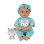 Adora Mini Baby Doll with soft flocked Wolf friend- Be Bright Tots & Friends