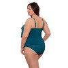 Aqua Green, Women's Triple Tier Tankini - 2 of 3