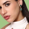 SOHI Women's Spiral Drop Earrings - 3 of 3