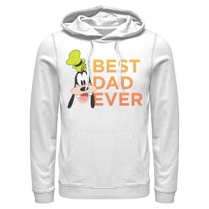 Men's Mickey & Friends Father's Day Best Goofy Dad Ever Pull Over Hoodie - 1 of 4