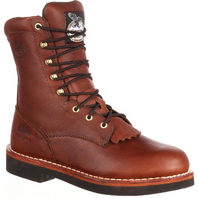 Men's Georgia Boot Farm and Ranch Lacer Work Boot