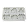 Unique Bargains Candy Mould 6-Cavity Assorted Cartoon Creatures Candy Mould Hand Wash 7.72"x4.88"x0.94" 1 Pc - 3 of 4