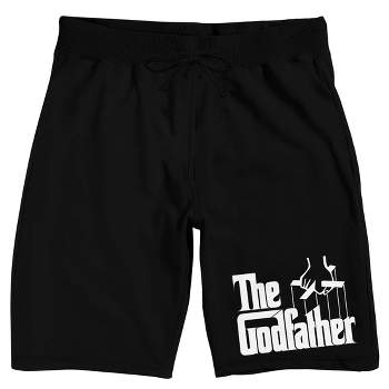 The Godfather Logo Men's Black Sleep Pajama Shorts