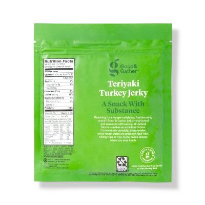 Teriyaki Turkey Jerky - 2.85oz - Good &#38; Gather&#8482;