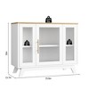 Accent Storage Cabinet, 36'' Sideboard Buffet Cabinet with Fluted Glass Door and Adjustable Shelf - 2 of 4