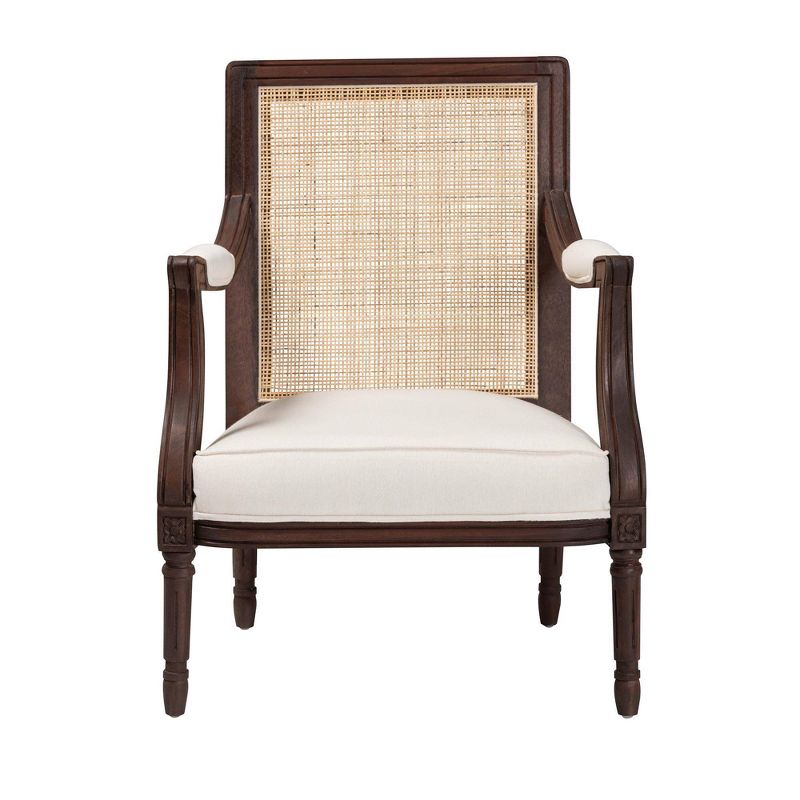 bali &#38; pari Garridan Fabric and Wood Accent Chair, 3 of 10