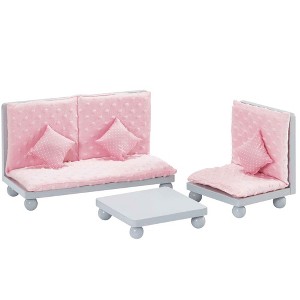 Olivias World Baby Doll Wooden Furniture Lounge Sofa Dolls Chair TD-11930ABG - 1 of 4