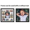 Americanflat 20x20 Collage Picture Frame  - Multi Picture Frames Fit One 8x10, Four 5x5 and Six 4x6 Photos or Use as One 20x20 Frame -- Black - 4 of 4