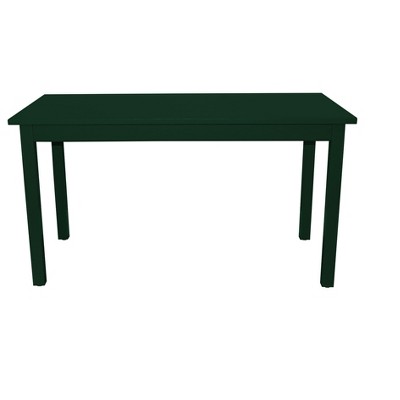 HomeRoots 60" Dark Green Solid Wood Dining Table
