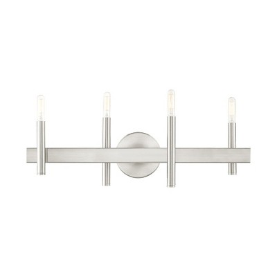 Livex Lighting Denmark 4 - Light Vanity in  Brushed Nickel