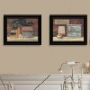 "Hot Bath / Clean Towels 2(17X14) Collection" 2-Piece Vignette By Pam Britton, Black Frame - 3 of 4