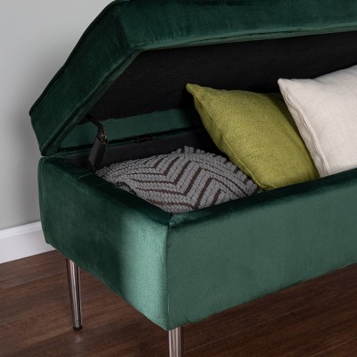 Green Storage Bench Target