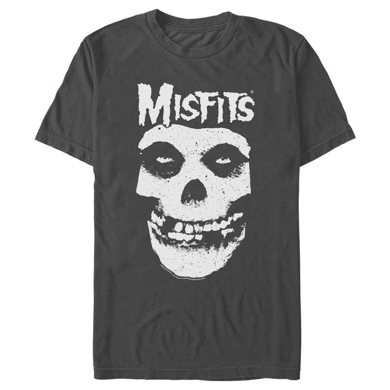 Men's Misfits Classic Fiend Skull Logo T-Shirt, 1 of 6