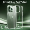 BONGEEK Crystal Clear Designed for iPhone 13 Pro Max Case,[Military Grade Shockproof] [Not Yellowing] Protective Phone Case Slim Thin (Clear) - 2 of 4