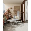Egg Chair with Footrest, Wicker Patio Lounger with Ottoman, Oversized Rattan Egg Shaped Chair with Leg for Indoor Outdoor - 3 of 4