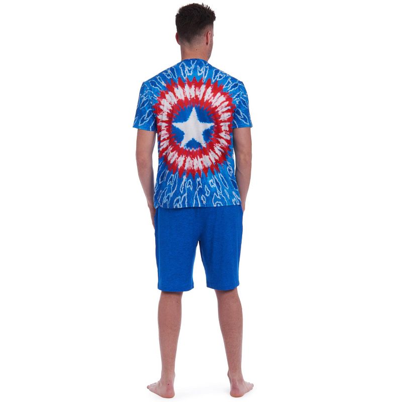 Marvel Avengers Black Panther Adult Pajama Shirt and Shorts Sleep Set , 2 of 4
