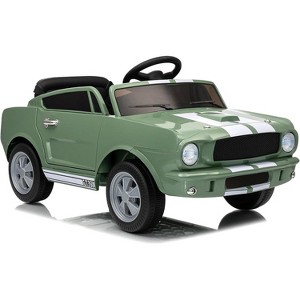 12V Ride on Toys for Toddlers with Remote Control, Licensed Ford  Shelby Kids Electric Vehicle with Safety Belt, 2 Speeds - 1 of 4