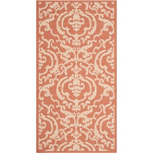 Courtyard CY2663 UV & Stain Resistant Non-Shedding Power Loomed Indoor/Outdoor Rugs - Safavieh - 1 of 4