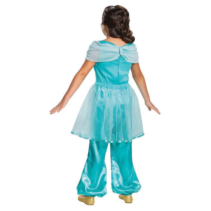 Disney's Aladdin Girls' Classic Jasmine Jumpsuit Costume, 2 of 3