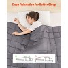 Angel Sar Weighted Blanket King Size 25lb, 80x87 Inch Heavy Blanket 100% Cotton, Soft Cooling Weighted Blanket for Adults, Machine Washable - 2 of 4