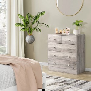 KTMBDW Modern 5-Drawer Dresser for Bedroom, Living Room - 1 of 4