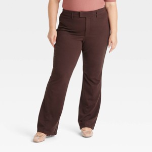 Women's High-Rise Flare Ponte Trousers - A New Day™ - 1 of 3