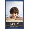 PosterPalooza | Classic Modern Blue Picture Frame - UV Acrylic, Foam Board Backing, Hanging Hardware - 2 of 4