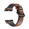 Posh Tech Onyx Genuine Leather Band for Apple Watch - Brown -  44/45/46/49mm - 2 of 3