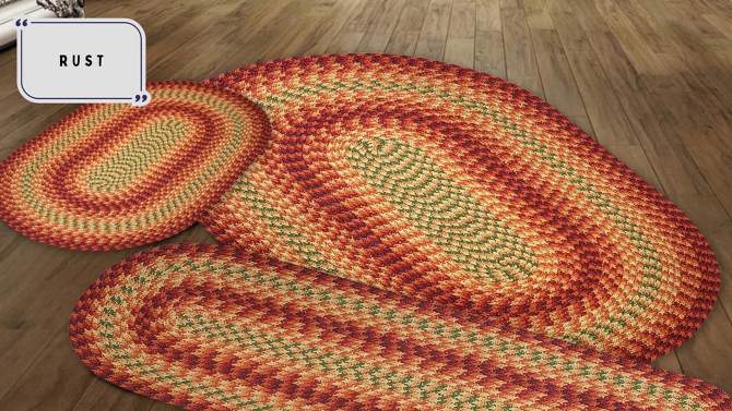 Heritage Collection 100% Polypropylene Reversible Indoor Area Utility Rug - Better Trends, 2 of 5, play video