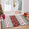 COZONY Christmas Washable Area Rug ¨C Vintage Medallion Non-Slip Soft Low Pile Small Floor Rug for Entryway, Kitchen, Bedroom & Bathroom - 2 of 4