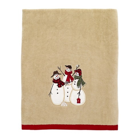 2pc Woodland Winter Hand Towel Set Red - Skl Home : Target