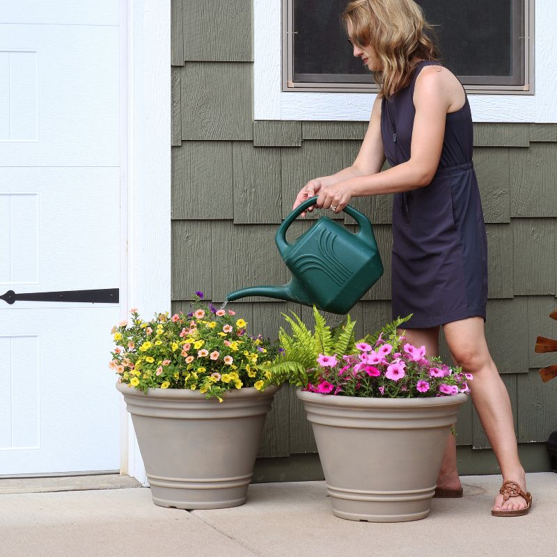 Sunnydaze Indoor/Outdoor Patio, Garden, or Porch Weather-Resistant Franklin Flower Pot Planter - 20", 6 of 11
