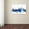 Trademark Fine Art-Michael Tompsett 'Chicago Illinois Skyline II' Canvas Art - 3 of 3