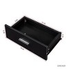 Kumasinova Modern Hairdressing Dresser, Storage Cabinet with Drawers, Holes for Hair Dryer, Bedroom Dresser, Hair Desk with Multi-layer Storage Space - 4 of 4