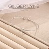 Love Knot Bracelet for Women or Men by Ginger Lyne Bridal Party Gifts Large Adjustable Bangle - 3 of 4