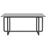 CAVINAS Coffee Tables for Living Room Modern Rectangle Coffee Table Clear Glass Tabletop Side Tables with Metal Leg - 4 of 4
